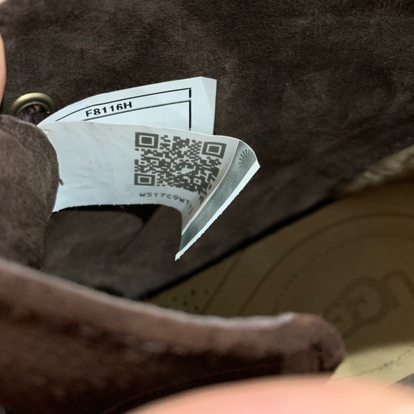 New Men’s Ugg Leighton Shoes Dark Brown Size 8.5 - Picture 13 of 15